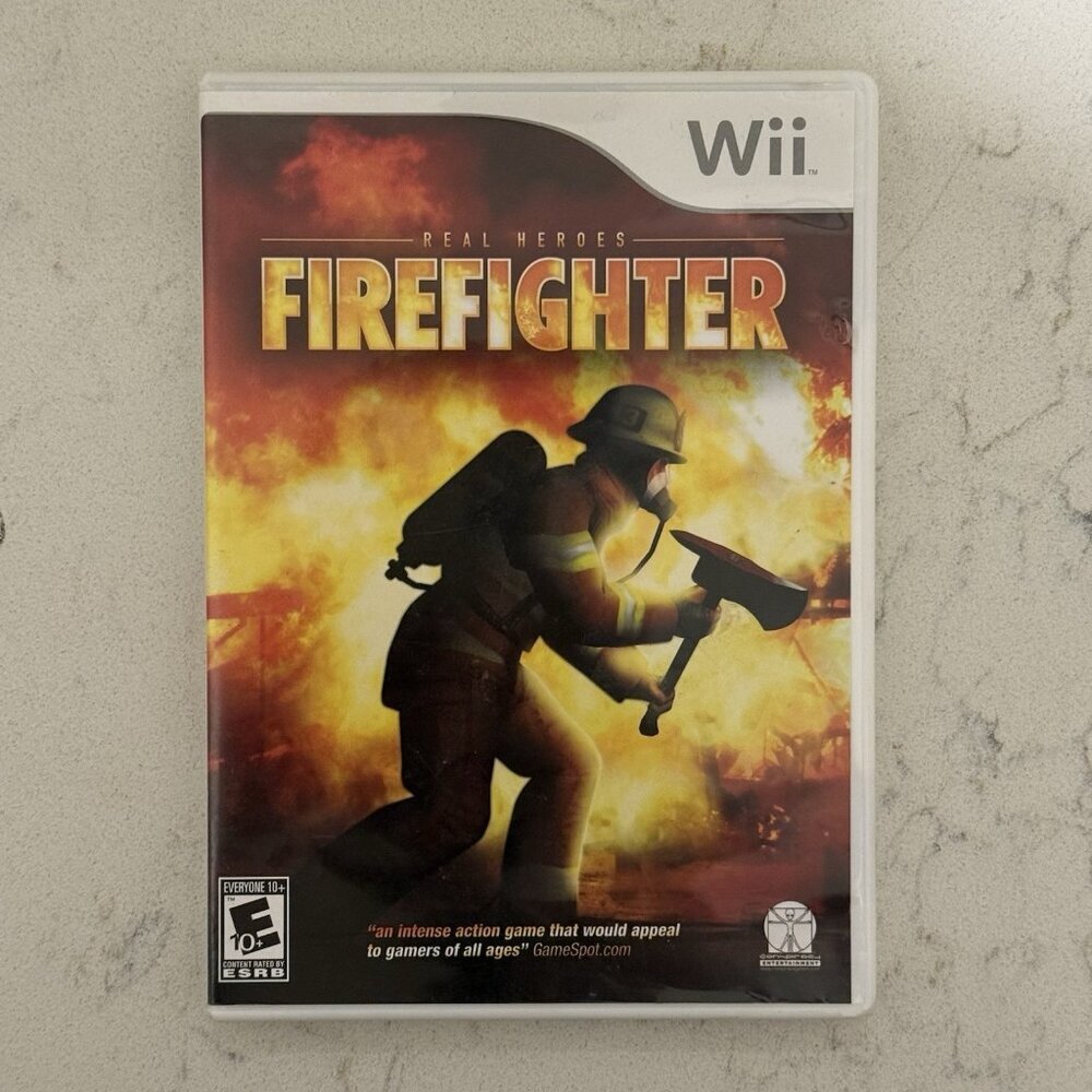 Real Heroes‎ Firefighter Nintendo Wii Game Complete 2007 Made In The USA